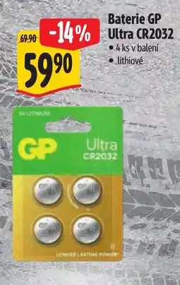 Albert Baterie GP Ultra CR2032 nabídka