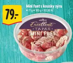 Albert Mini fuet s kousky sýru nabídka