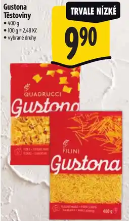 Albert Gustona Těstoviny nabídka