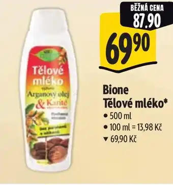 Albert Bione Tělové mléko nabídka