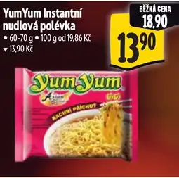 Albert Yum Yum Instantní nudlová polévka nabídka