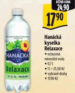 Albert Hanácká kyselka Relaxace nabídka