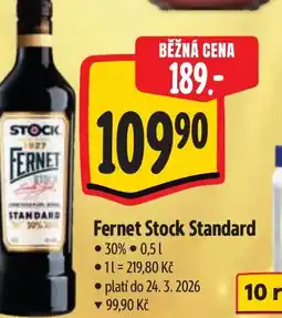 Albert Fernet Stock Standard nabídka