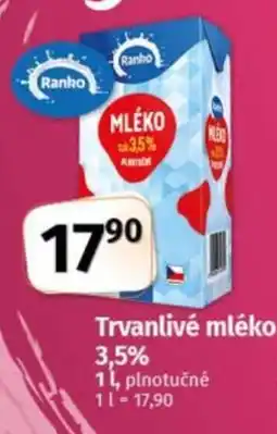 COOP TIP Ranko Trvanlivé mléko 3.5% nabídka