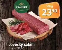 COOP TIP Lovecký salám nabídka