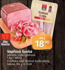 COOP TIP Vepřová šunka nabídka