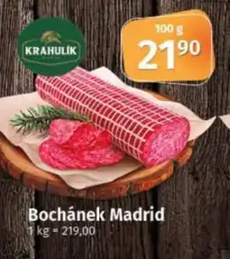 COOP TIP Bochánek Madrid nabídka