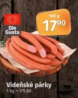 COOP TIP Vídeňské párky nabídka