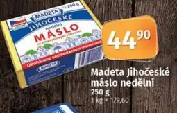 COOP TIP Madeta Jihočeské máslo nedělní nabídka