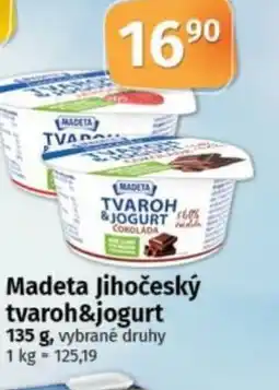 COOP TIP Madeta Jihočeský tvaroh&jogurt nabídka