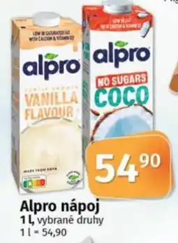 COOP TIP Alpro nápoj nabídka