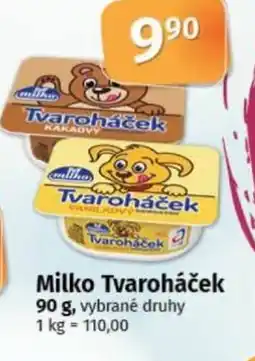 COOP TIP Milko Tvaroháček nabídka