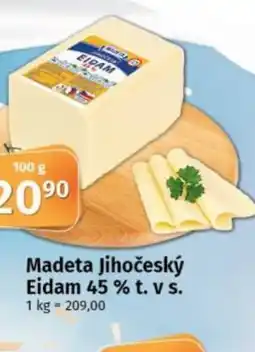 COOP TIP Madeta Jihočeský Eidam 45 % t. v s. nabídka