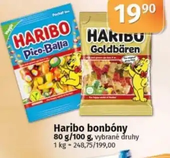 COOP TIP Haribo bonbóny nabídka