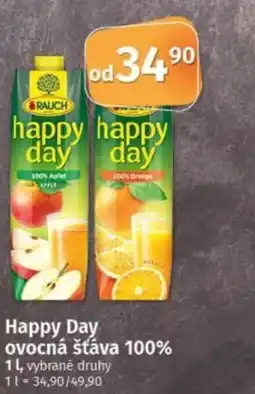 COOP TIP Happy Day ovocná šťáva 100% nabídka