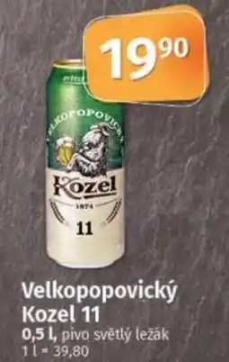 COOP TIP Velkopopovický Kozel 11 nabídka