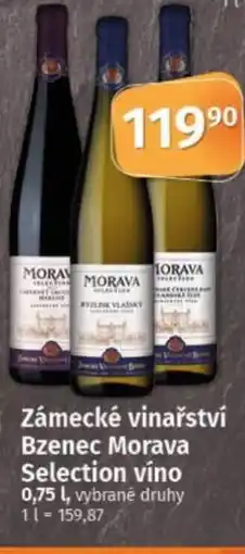 COOP TIP Zámecké vinařství Bzenec Morava Selection víno nabídka