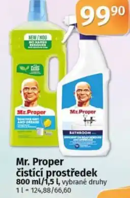 COOP TIP Mr. Proper čistící prostředek nabídka