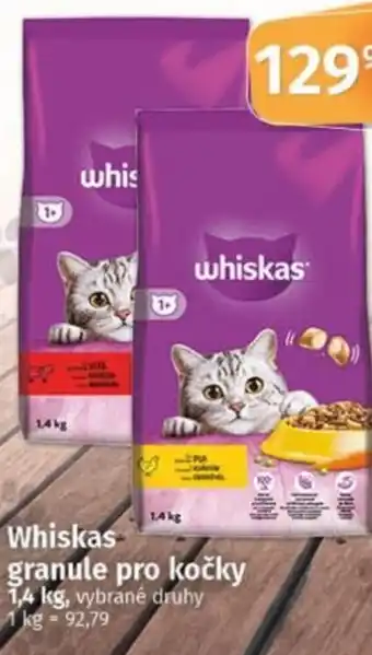 COOP TIP Whiskas granule pro kočky nabídka