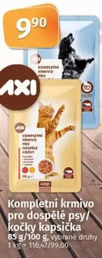 COOP TIP Kompletní krmivo pro dospělé psy/ kočky kapsička nabídka