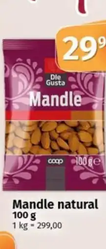 COOP TIP Mandle natural nabídka
