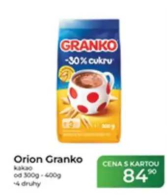 Tamda Foods Orion Granko kakao nabídka