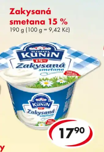 Zakysaná smetana 15%