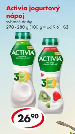 CBA Activia jogurtový nápoj nabídka