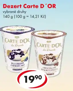 CBA Dezert Carte D'OR nabídka