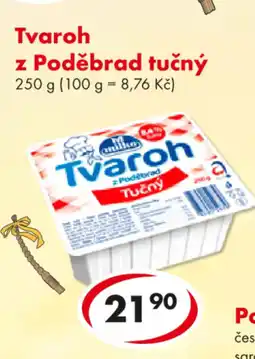 CBA Tvaroh z Poděbrad tučný nabídka