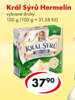 CBA Král Sýrů Hermelín nabídka