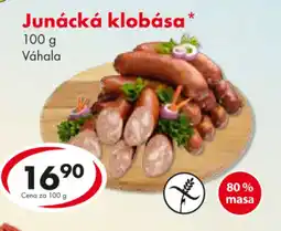 CBA Junácká klobása nabídka