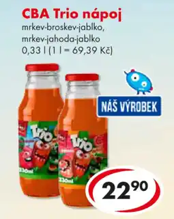 CBA CBA Trio nápoj nabídka
