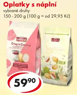 CBA Oplatky s náplní nabídka