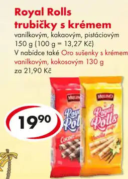 CBA Royal Rolls trubičky s krémem nabídka