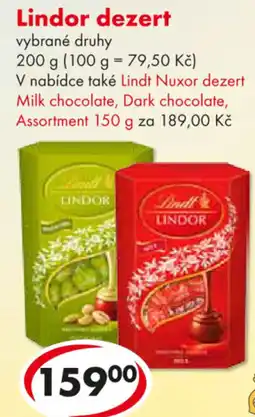 CBA Lindor dezert nabídka
