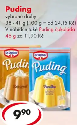 CBA Puding nabídka