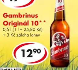 CBA Gambrinus Originál 10 nabídka