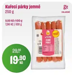 BonVeno Kuřecí párky jemné nabídka