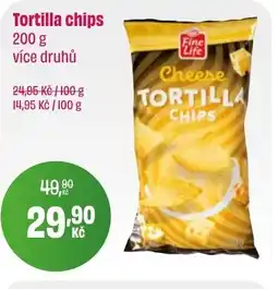 BonVeno Tortilla chips nabídka