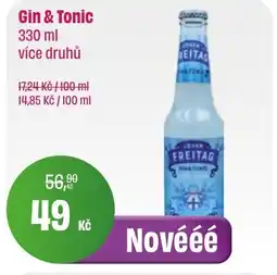 BonVeno Gin & Tonic nabídka