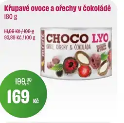 BonVeno Křupavé ovoce a ořechy v čokoládě nabídka