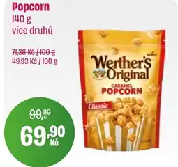 BonVeno Werther's Original Popcorn nabídka