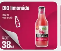 BonVeno BIO limonáda nabídka
