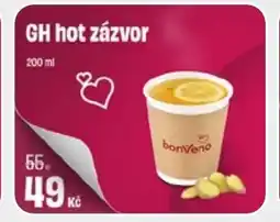 BonVeno GH hot zázvor nabídka