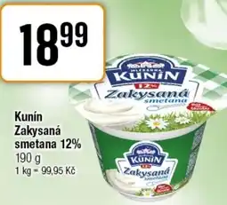 TEMPO Kunín Zakysaná smetana 12% nabídka