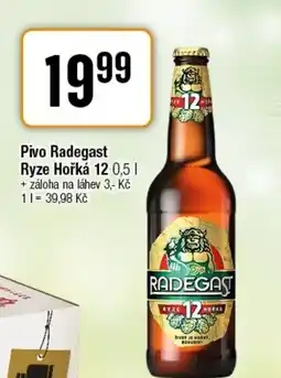 TEMPO Pivo Radegast Ryze Hořká 12 nabídka