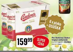 TEMPO Pivo Budweiser Budvar Original světlý ležák nabídka