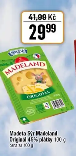 TEMPO MADETA Sýr Madeland Originál 45% plátky nabídka