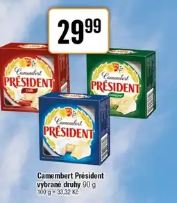 TEMPO Camembert Président nabídka